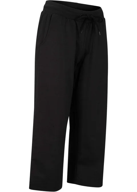 Pantalon de jogging en coton, mi-mollet