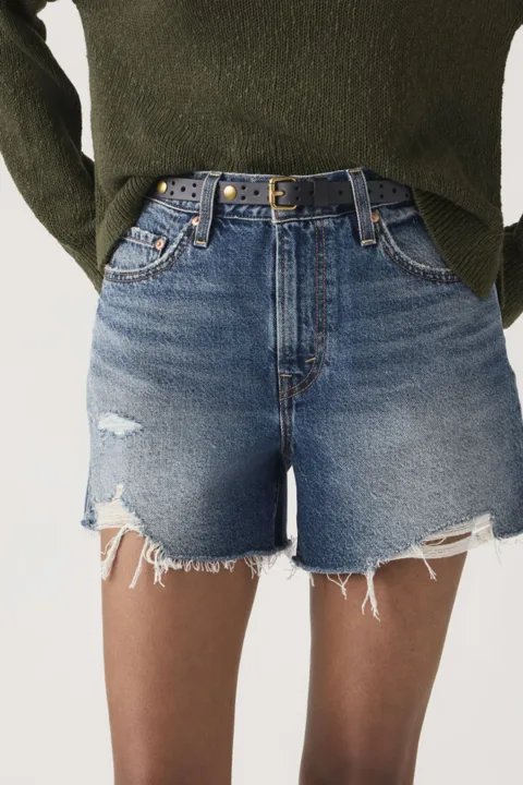 Levi's Shorts Ribcage - Femme - Bleu / Like It Love - 32