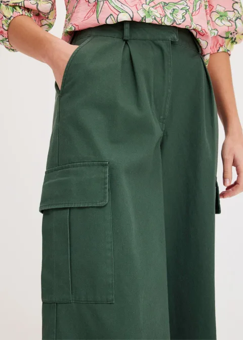 Pantalon cargo 100% coton