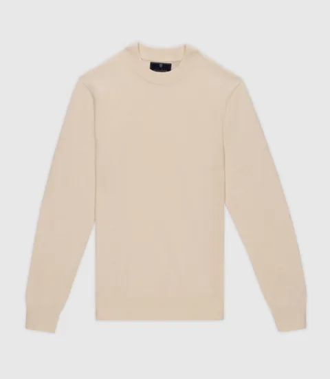 IZAC - Pull col rond ECRU