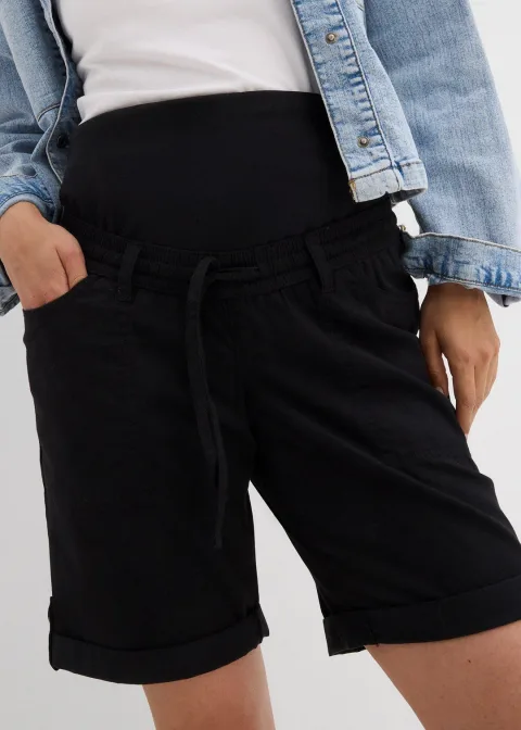 Short de grossesse 2en1 à retrousser