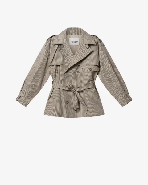 Veste Claya - Femme - Beige-kaki - Taille 42 - Marant Étoile