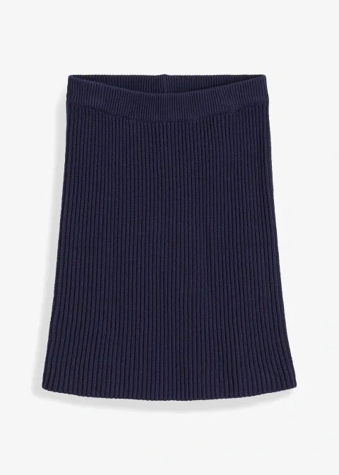 Jupe en maille 100% coton