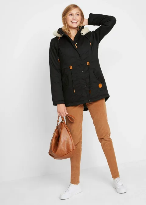 Parka rembourrée avec bordure sherpa