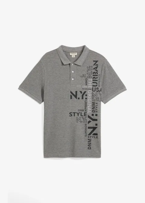 Polo Slim Fit en maille piquée 100% coton