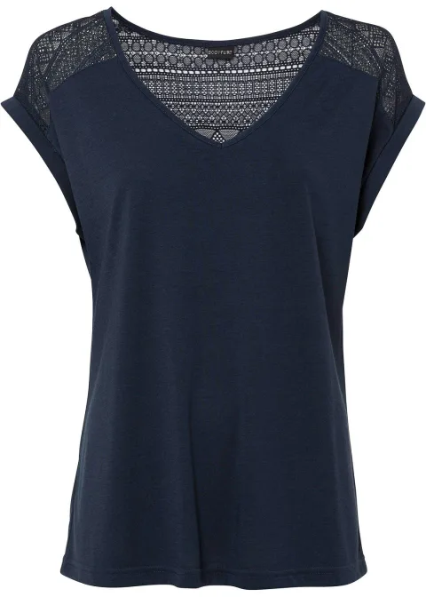 T-shirt doux en viscose extensible