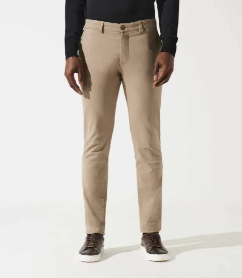 IZAC - Pantalon chino beige VITALITE