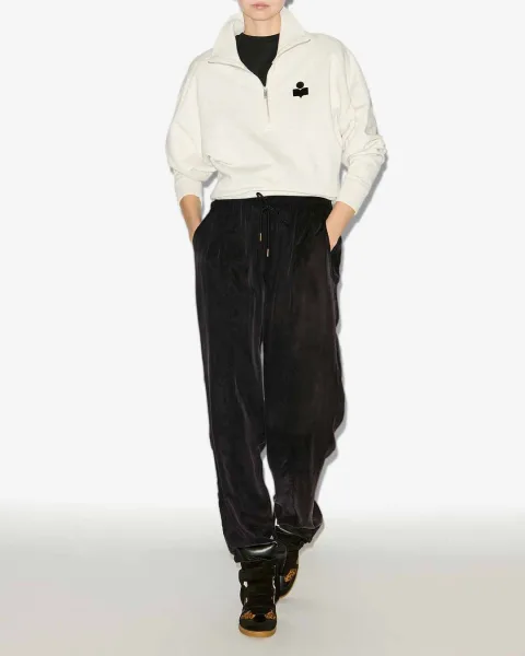 Pantalon Zaylee - Femme - Noir Délavé - Taille 34 - Marant Étoile