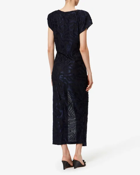 Robe Ladan - Femme - Bleu Nuit - Taille 42