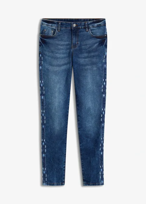 Jean skinny taille mi-haute, extensible