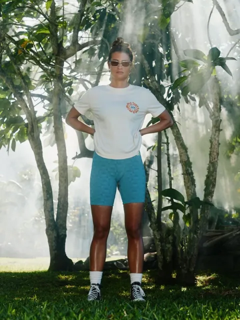 Tropic Day Cyclist - Short en molleton pour Femme Bleu