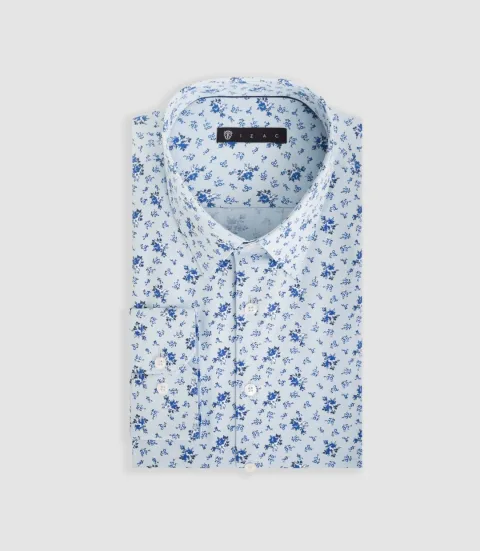 IZAC - Chemise ville bleu ciel ''Difast019''