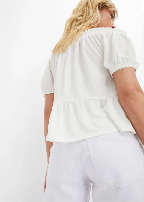 Short en jean, taille mi-haute