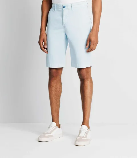 IZAC - Bermuda stretch bleu clair