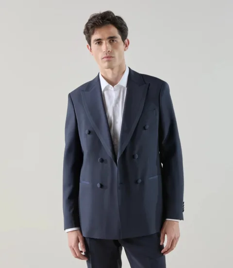 IZAC - Costume croisé marine
