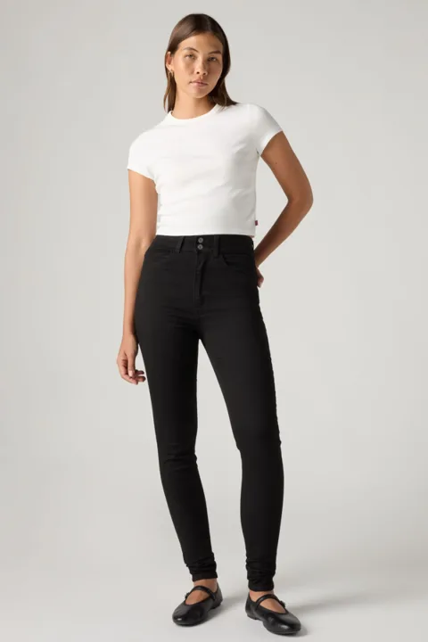 Levi's Jean Taille Haute Skinny Rétro - Femme - Noir / Soft Black - 34X32