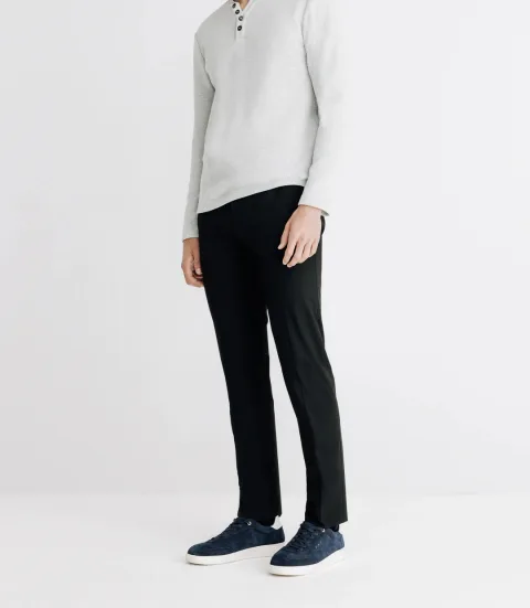 IZAC - T-shirt avec boutons gris