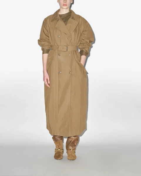Manteau Cacilda - Femme - Kaki - Taille 42 - Marant Étoile