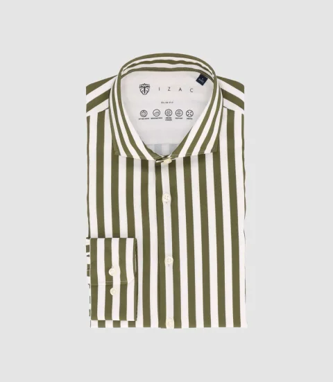 IZAC - Chemise kaki MADEIRE