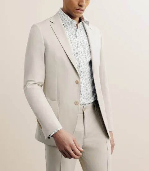 IZAC - Veste en maille beige