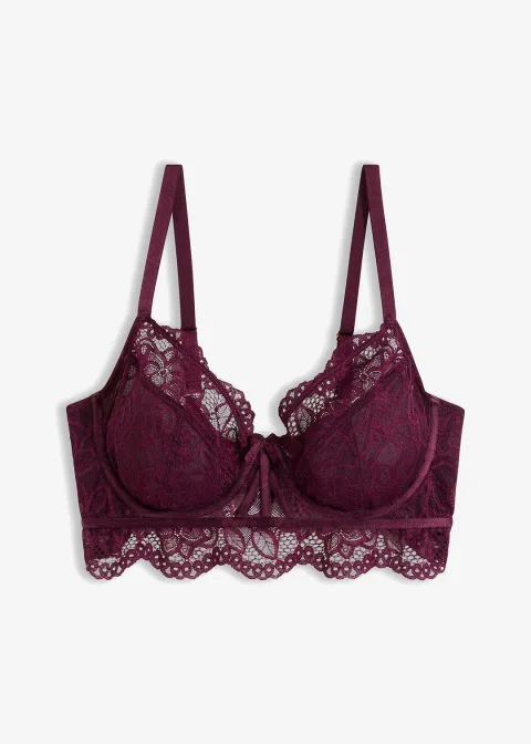 Soutien-gorge long en dentelle