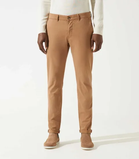 IZAC - Pantalon chino camel VALOR