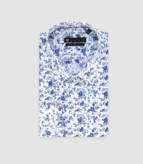 IZAC - Chemise ville bleu ''Tifast017''