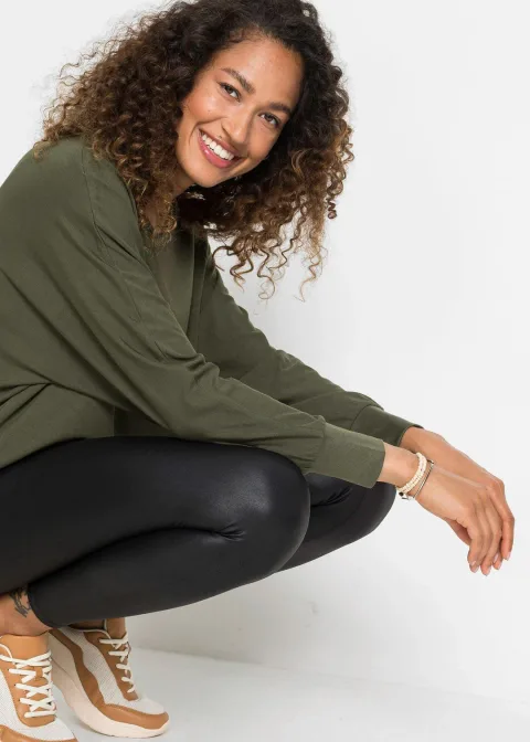 T-shirt long et top en viscose extensible