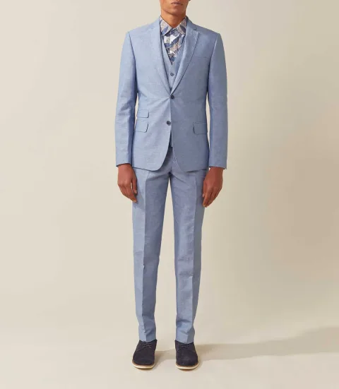 IZAC - Veste ville séparable bleu-clair ''Azurro''