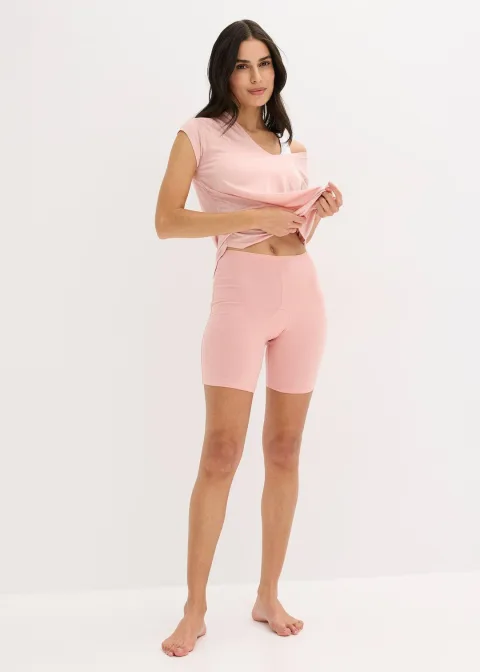 Lot de 3 boxers femme longs en coton extensible