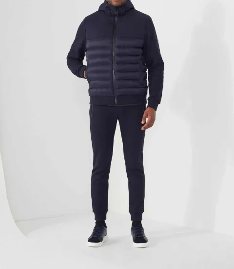 IZAC - Sweat à capuche marine ''SWsunshine''