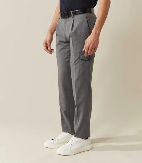 IZAC - Pantalon ville gris ''Timo''