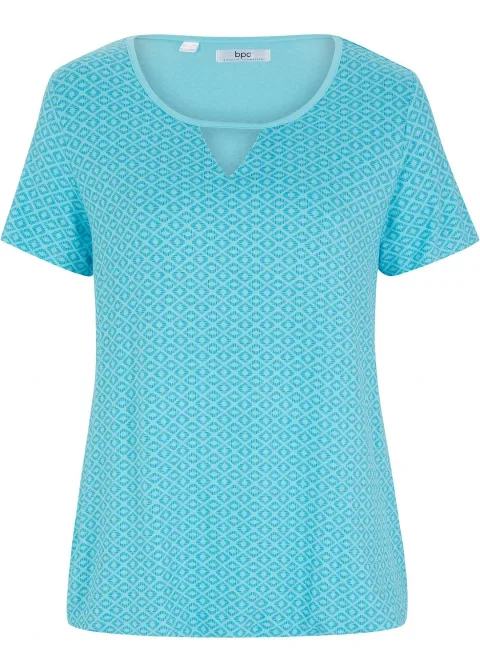 T-shirt à base élastiquée, manches courtes