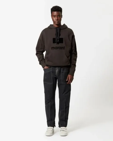 Sweatshirt Miley - Homme - Noir Délavé - Taille XL