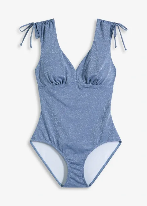 Maillot 1 pièce sculptant brillant, maintien léger