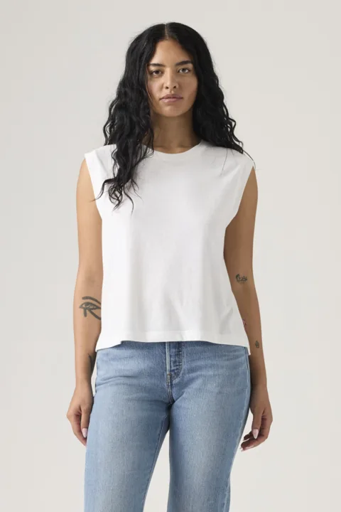 Levi's Débardeur Boxy - Femme - Noir / Anthracite Night - XS