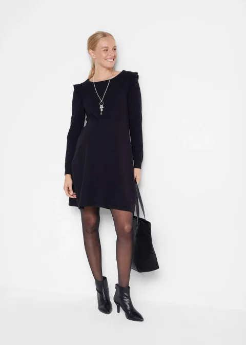Robe de grossesse en maille douce