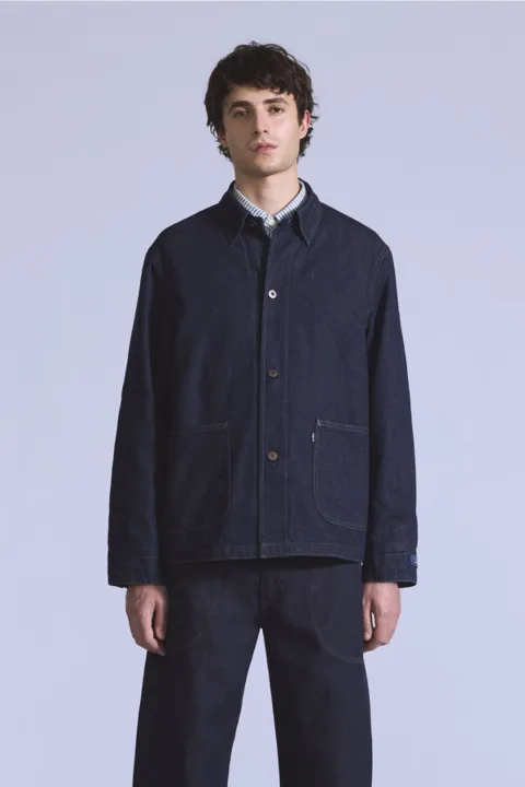 Levi's Veste Naval Sack - Homme - Bleu / Rinse - XL