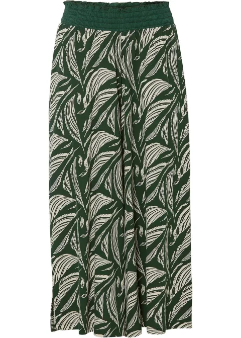Pantalon large en jersey coton et viscose