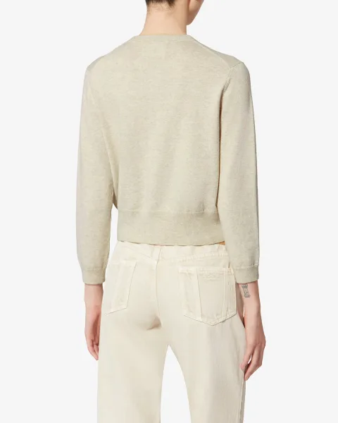 Cardigan Lona - Femme - Bleu Poudré-gris Clair - Taille 40 - Marant Étoile