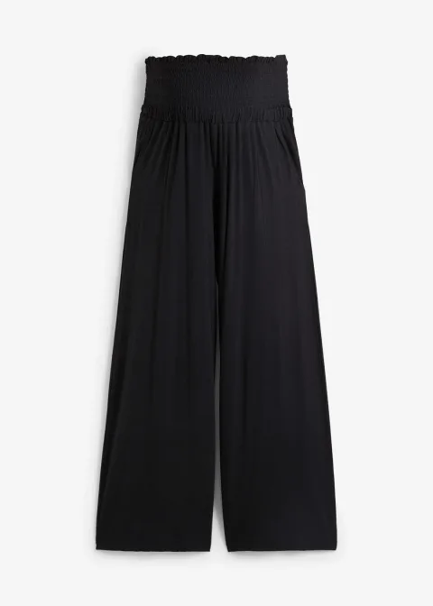 Jupe-culotte de grossesse ample en viscose douce