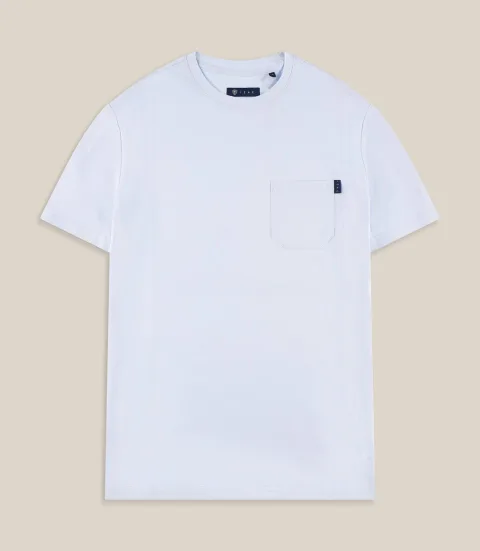 IZAC - T-shirt à poche ciel
