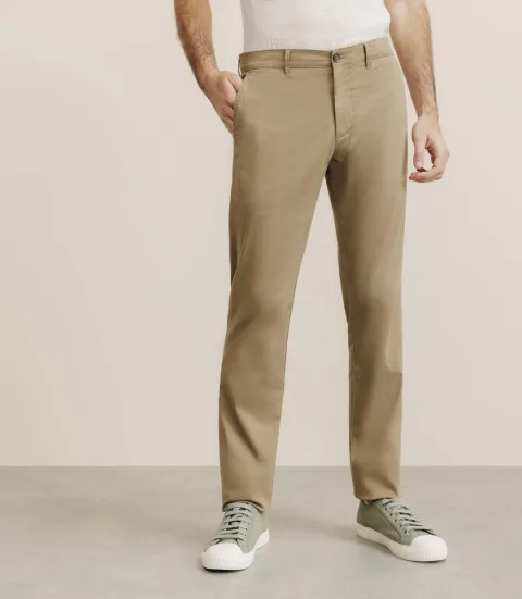 IZAC - Pantalon imprimé camel