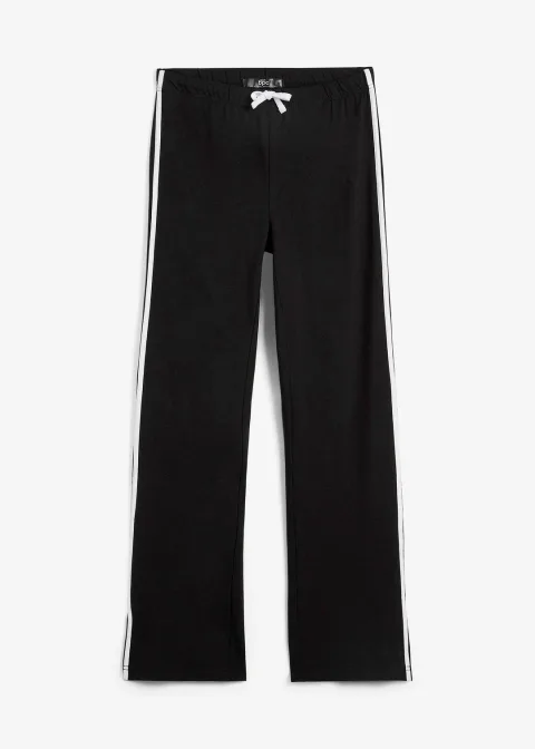 Pantalon droit en jersey coton