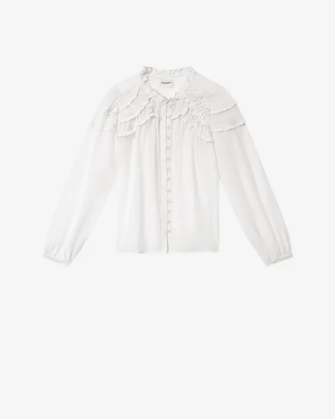 Top Christa - Femme - Blanc/blanc - Taille42 - Marant Étoile