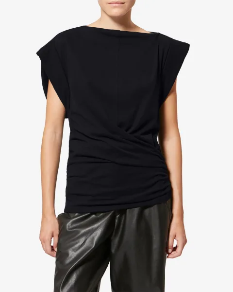 T-shirt Maisan - Femme - Noir - Taille XL