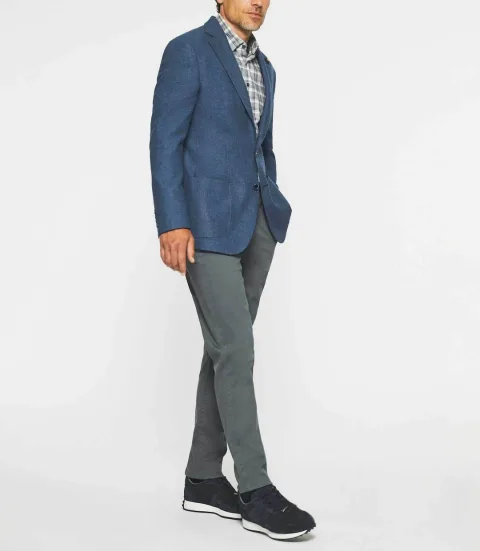 IZAC - Veste à deux boutons bleu indigo DOLCE