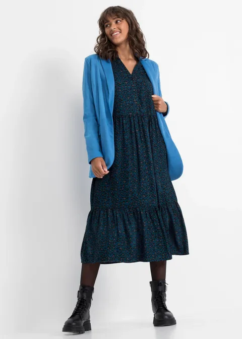 Robe midi en viscose