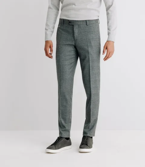 IZAC - Pantalon ville séparable esprit prince de galles gris
