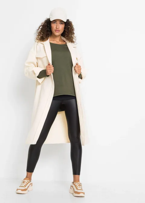 T-shirt long et top en viscose extensible